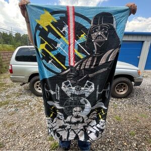 Star Wars Blue and Black Beach Towel